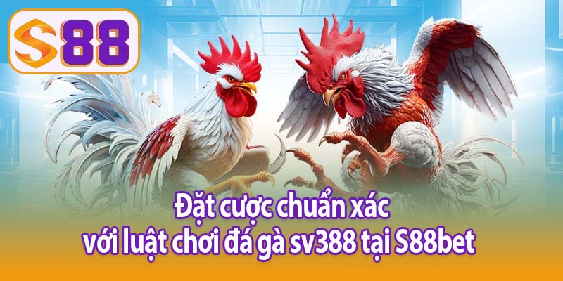 Đặt cược chuẩn xác với luật chơi đá gà sv388 tại S88bet 